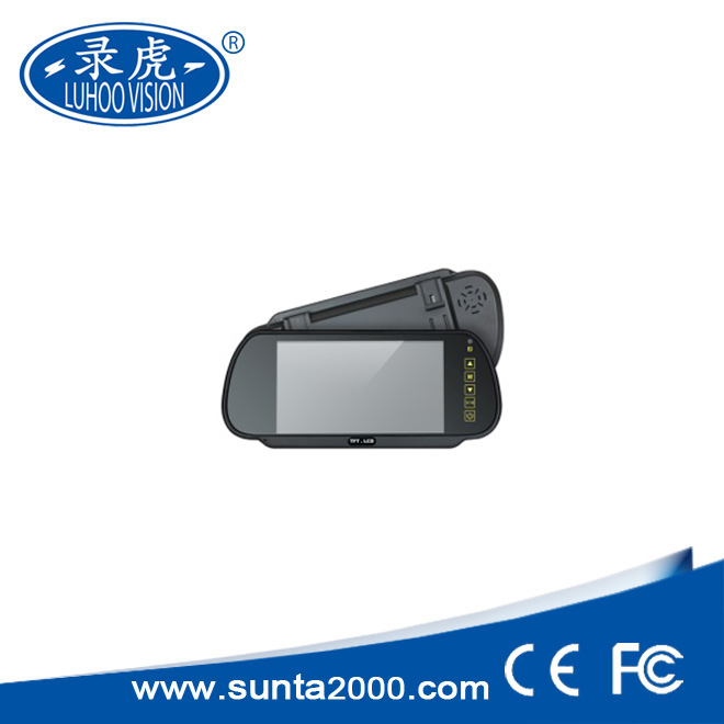 7" Rear View Mirror Monitor With CVBS input